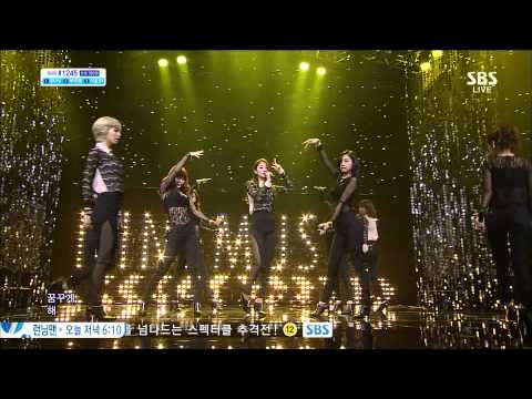 나인뮤지스 (9Muses) [WILD] @SBS Inkigayo 인기가요 20130519