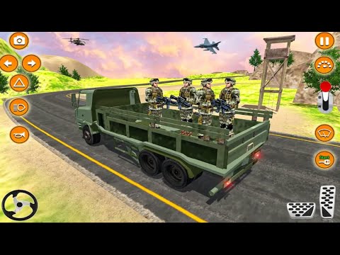 US Offroad Army Truck Driver Simulator - Military Transporter Driving -  - 2021 Android Gameplay
