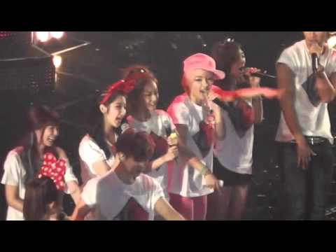 130202 4minute focus G.Na,Beast Last Scene on United Cube Concert in Seoul