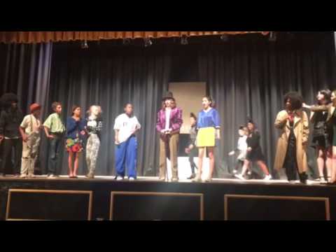 Sabreen as Violet Beauregarde in Charlie & The Chocolate Factory