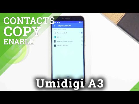 How to Import Contacts on UMIDIGI A3 – Copy Contacts