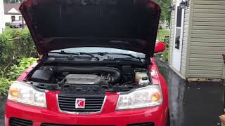 Saturn Vue Starter Location 6 cylinder 3.5 liter removal remove replace