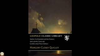 Index to Kindergarten Songs, Including Singing Games and Folk Songs