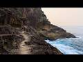 Sunrise Walk on Onigajo Coast - Kumano Kodo | Mie, Japan 4K Ocean Sounds and Seaside Ambience