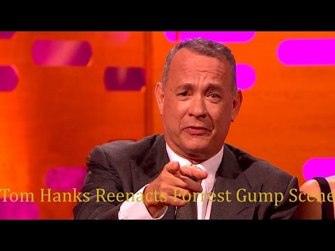 Tom Hanks Re-enacts His Iconic Forrest Gump Scene in The Graham Norton Show
