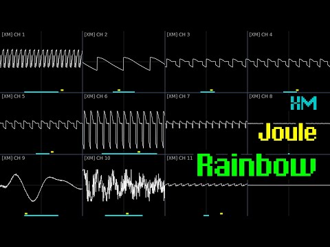 Joule - "Rainbow" (XM) [Oscilloscope Visualization]