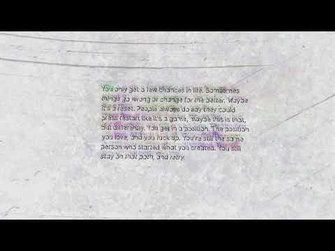 Video thumbnail for Can’t Walk