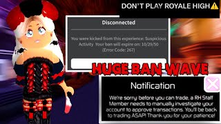 ROYALE HIGH’S HUGE BAN WAVE INCIDENT..