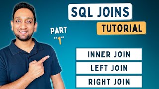 SQL JOINS Tutorial for beginners | Practice SQL Queries using JOINS - Part 1