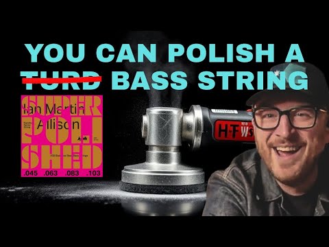 Bass Strings Comparison - Ian Martin Allison Super Polished vs Roundwounds vs Flatwounds