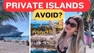 We Compared 3 Cruise Private Islands and Here's the WINNER!