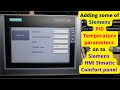 How To Create And Add Siemens PID Temperature Control Read Screen On TP700 Simatic Comfort Panel