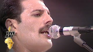 Video thumbnail of "Queen - Crazy Little Thing Called Love (Live Aid 1985)"