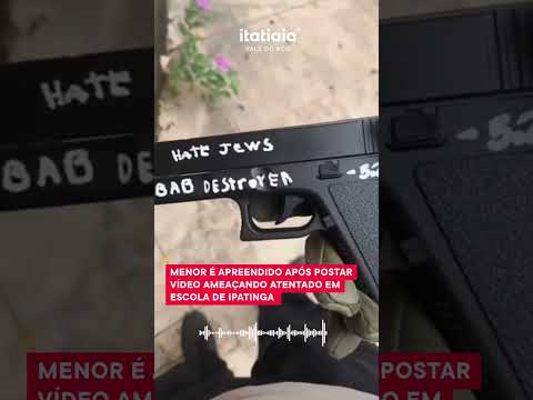 MENOR É APREENDIDO APÓS POSTAR VÍDEO AMEAÇANDO ATENTADO EM ESCOLA DE IPATINGA