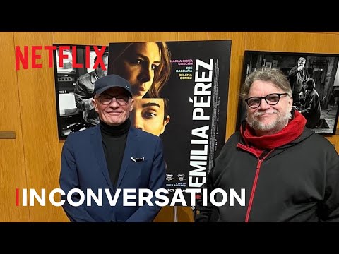 Guillermo del Toro & Jacques Audiard discuss Emilia Pérez