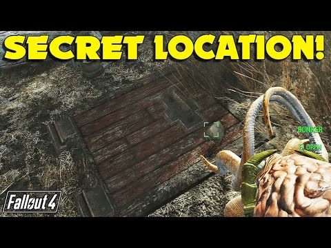 Fallout 4 Far Harbor: Secret Trap Door that Leads Underground!