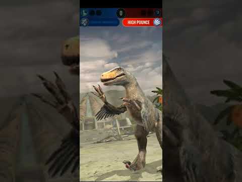 Jurassic world alive.. euoplocephalus and stegosaurus vs Utah utahraptor and deinocheirus.