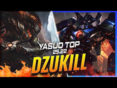 Dzukill - Yasuo vs Aatrox TOP Patch 25.22 - Yasuo Gameplay