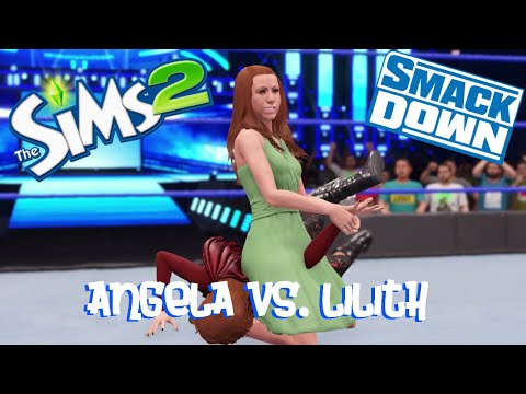 Angela Pleasant vs. Lilith Pleasant | Sims 2 SMACKDOWN! | WWE 2K22