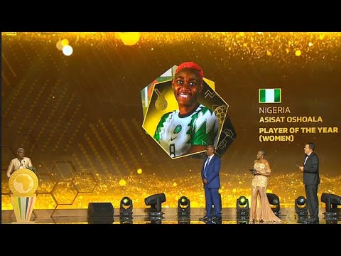 Super Falcons Asisat Oshoala wins CAF Women's player of the year