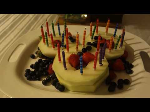 How to use fruits instead of birthday cake!