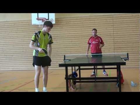 TT Zweiermannschaftsturnier Unterasbach 2012 Tobias Ehret vs  Michael Noll