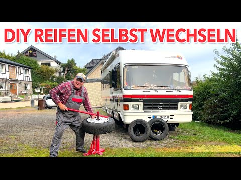 DIY Reifenwechsler Reifenmontiergerät für Wohnmobil und PKW Reifen selber preiswert wechseln