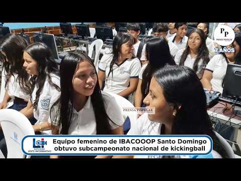 Equipo femenino de IBACOOP Santo Domingo obtuvo el segundo lugar en Kickingball