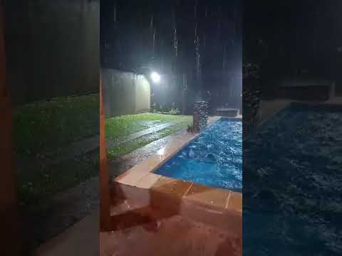 fuerte tormenta y gran caida de granizo en paso de la patria corrientes  15/10/25 #granizo