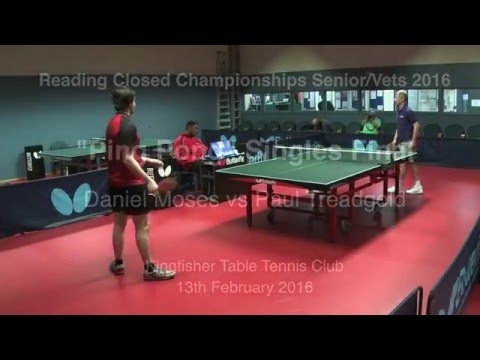 Reading Closed Championships 2016 Senior -  "Ping Pong" Singles Final