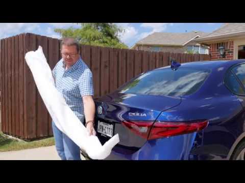 MCARCAR Kit Spoiler Install on Alfa Romeo Giulia Q4