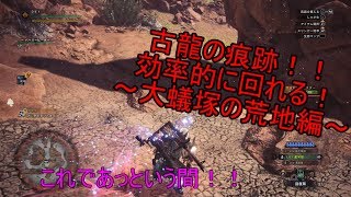 【MHW実況】古龍の痕跡の効率～大蟻塚の荒地編～