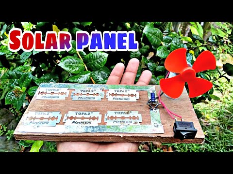 How To Make Solar Panel At Home Easy / diy solar panel / mini dc motor