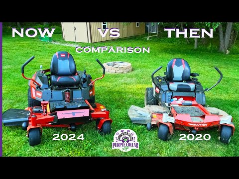 Toro Timecutter Comparison - then vs now. New Timecutter MAX zero turn