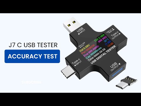 J7 C Usb Tester Accuracy Test