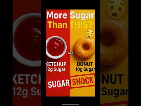 Ketchup vs Donut: Which Has More Sugar? | Hidden Sugar Facts