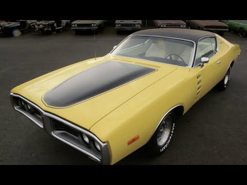 THE DELIVERY: CAR #7 TO BE RESTORED ON GRAVEYARD CARZ WAS A 1972 DODGE CHARGER RALLYE IN TOP BANANA.