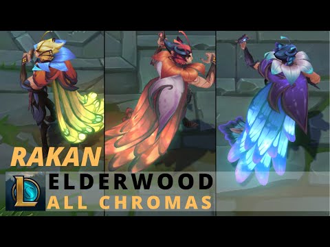 Elderwood Rakan All Chromas - League Of Legends