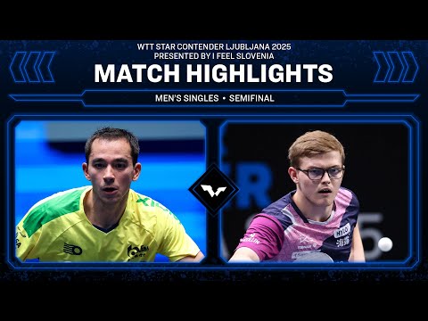 Hugo Calderano vs Alexis Lebrun | MS SF | #WTTLjubljana 2025