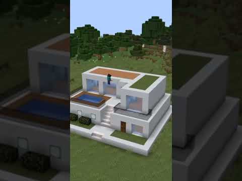 Minecraft: How to Build a Large Modern House Tutorial (Easy) #3