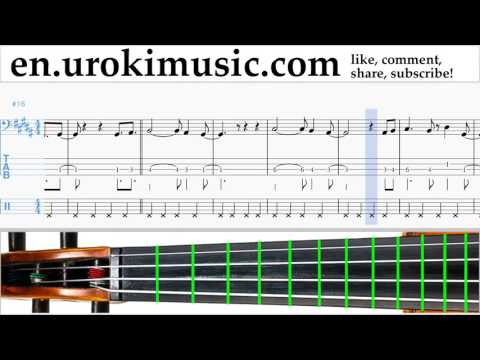 How to Play Cello David Guetta Justin Bieber - 2U Tabs Part#2 um-i352