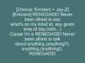 Jay-Z Feat. Eminem - Renegade lyrics