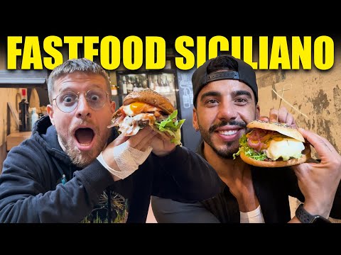 LET'S TRY THE ONLY ABSURD SICILIAN FASTFOOD IN ITALY - I'VE NEVER EATEN SUCH HUGE SANDWICHES!