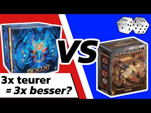 Descent gegen Gloomhaven - Vergleich zweier Brettspiel-Giganten