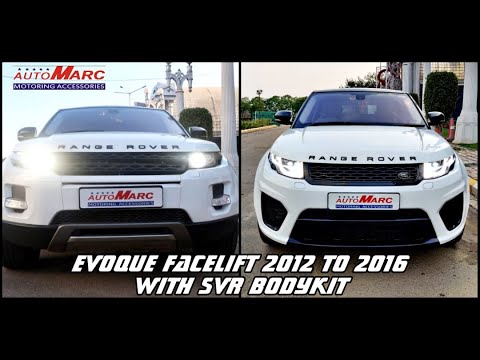 Range Rover Evoque Facelift 2012 to 2016 with SVR Bodykit