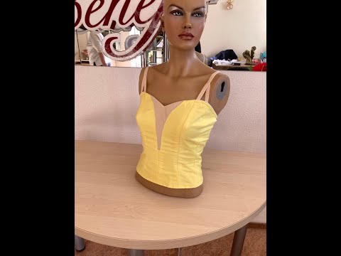 Basic bodice for the ballet tutu without decor T 0009 - video 2