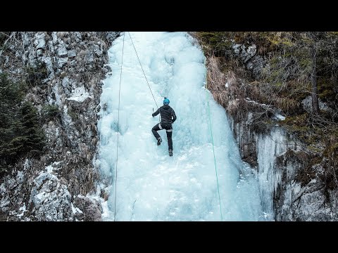 CATARARE pe GHEATA pt prima data in Cheile Bicazului/Cheile Bicajelului