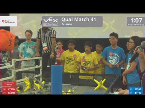 2017 VRC Sci Q41 - 4716D 8304H vs 3050B 1410L - 38 to 11