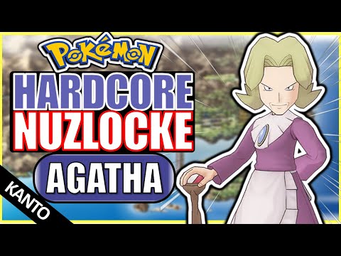 Can Agatha Beat a Hardcore Nuzlocke of Pokémon Fire Red?