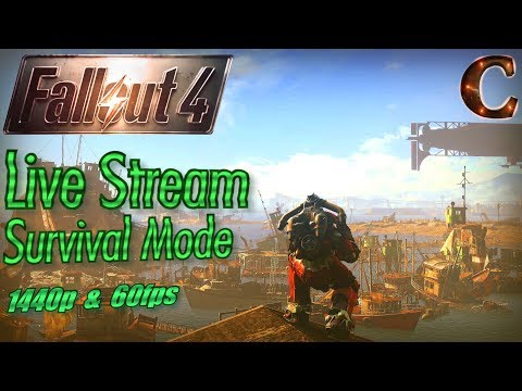 Fallout 4 Live Stream Survival Mode, 1440p 60fps, Part 48: The Libertalia Crawn, & Fallout 76 Chat!